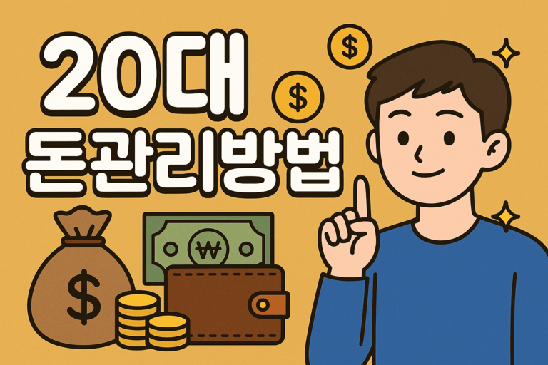 20대 돈모으는 방법