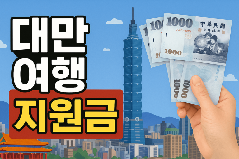 대만 여행 지원금